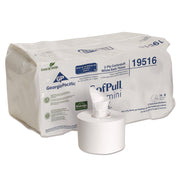 2 Ply - 5.25" Width x 8.50" Length - 500 Sheets/Roll - White - Fiber - 16 Rolls Per Carton - 16 / Carton