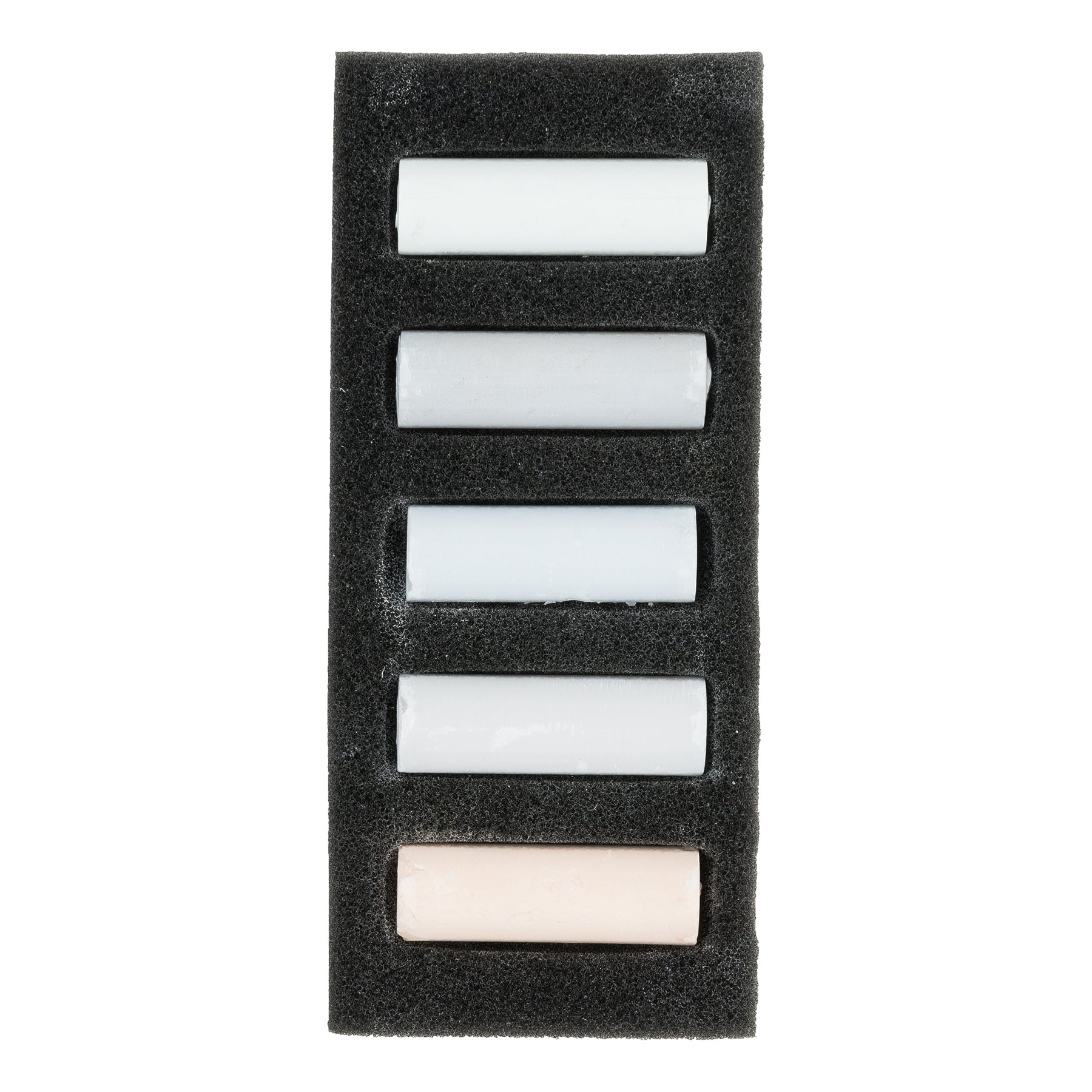 Soft Pastels Micro Sets, 5 Half Sticks, Light Greys