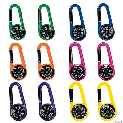 Plastic Compass Clips - 12 Pieces