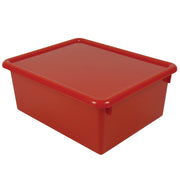 Stowaway® 5" Letter Box with Lid, Red