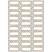 Magnetic Die-Cut Small Foam Nameplates & Labels, Confetti, 30 Pieces