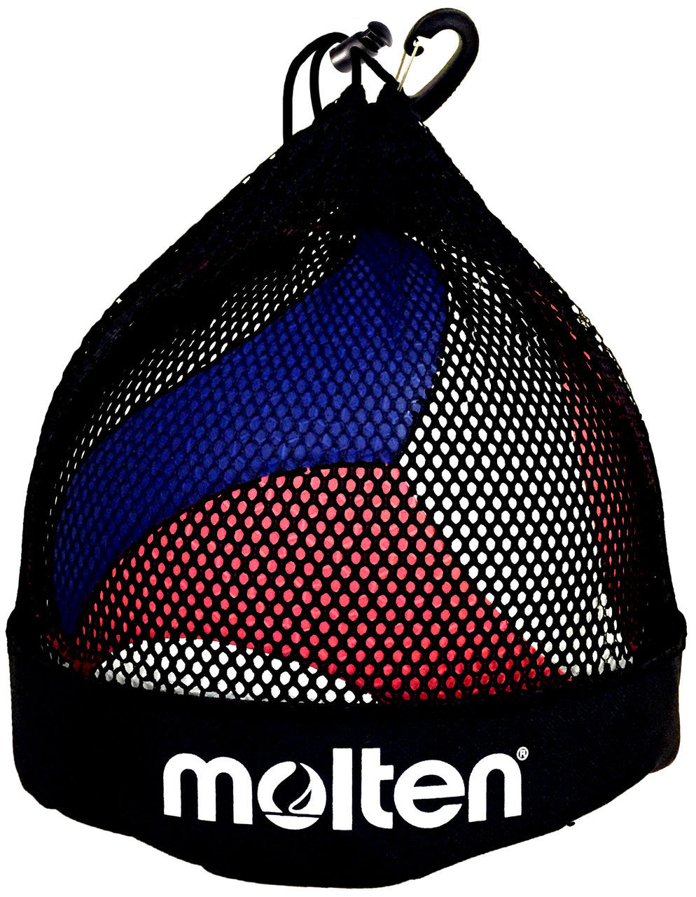 Bags Sports Equipment Single Ball Bag With Clip, Black, Holds 1 Volleyball, Basketball Or Soccer Ball