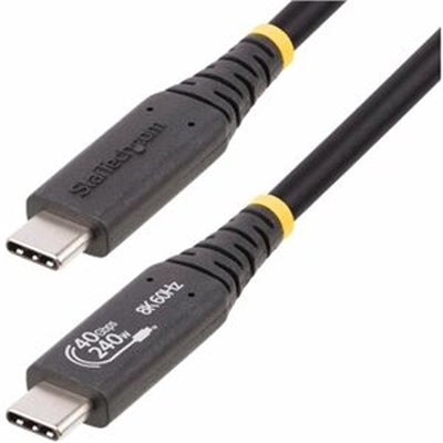 StarTech.com USB4 Cable, 1m/3.3 Ft - USB-IF Certified USB-C