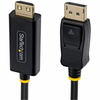 StarTech 1m DisplayPort to HDMI Adapter Cable with Gripping Connector, 4K 60Hz, HDR, Uni-directional DP to HDMI Video Converter