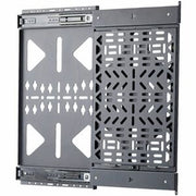 StarTech Slide-Out AV Component Storage Panel, Cable Box and Accessories Mounting, Up to 22lb (10kg), Slim Behind-TV Media Wall Mount