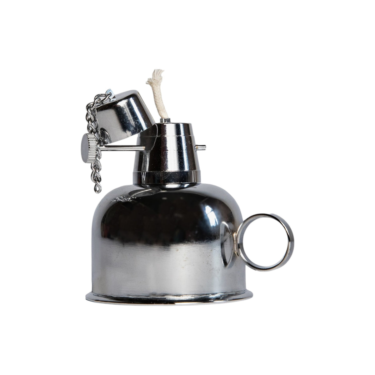 Alcohol Lab Burner Kit, Metal Canister with Stand and 10 Replacement Wicks, 120ml