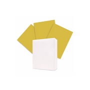 8.5" x 11" Color Copy Paper, 20 lbs., Gold, 500 Sheets/Ream