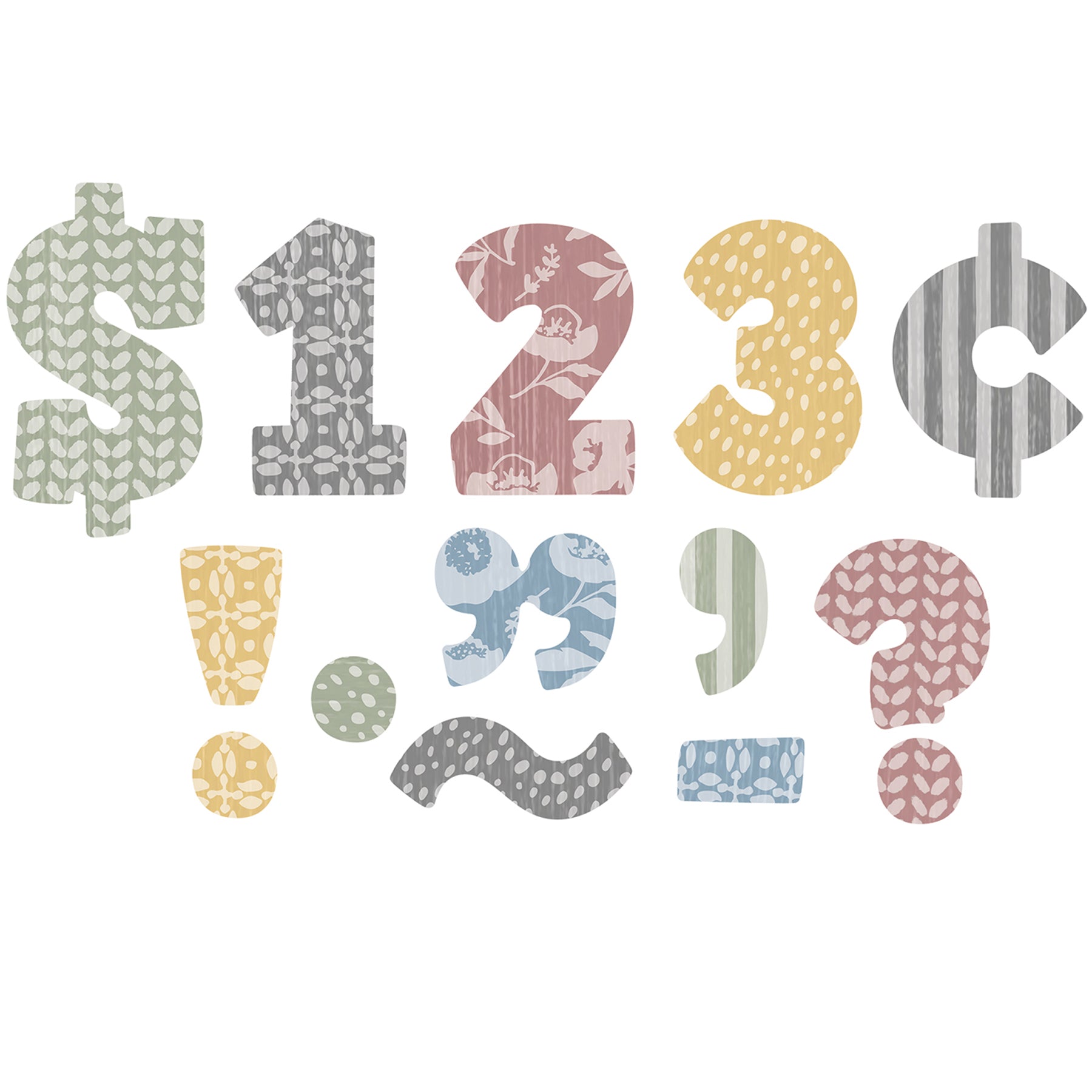 Classroom Cottage 4" Bold Block Letters Combo Pack, 230 Pieces