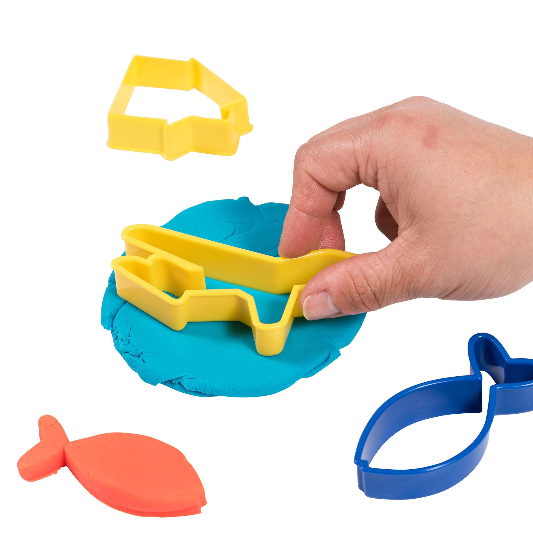Dough Roller & Cutters, 17 Per Set, 3 Sets
