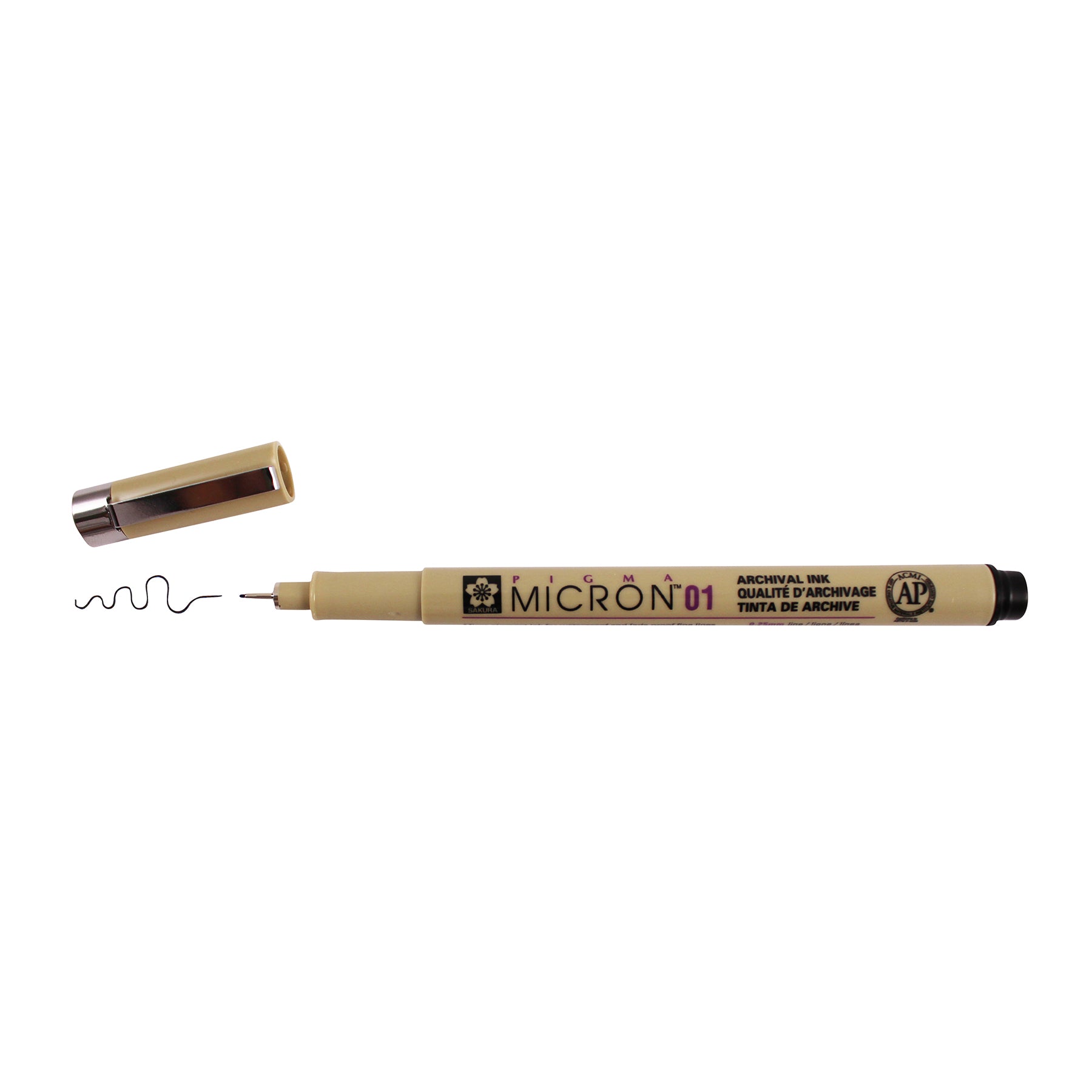 Pigma Micron Pen, Black, 0.25mm Size 01