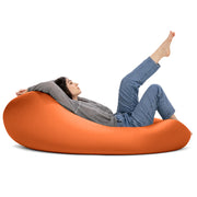 Nimbus Spandex Bean Bag Chair, Large, Orange