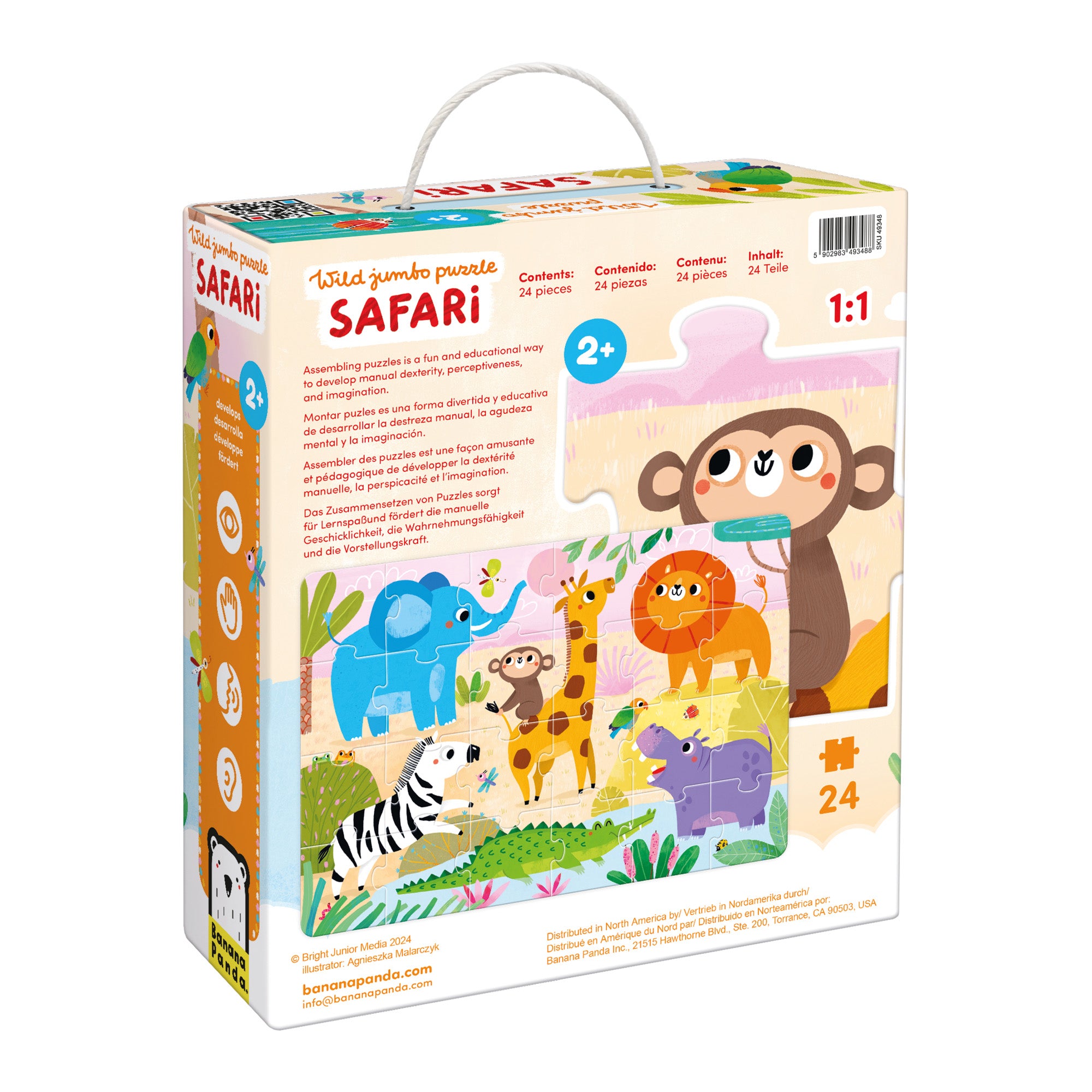 Wild Jumbo Puzzle Safari, 2+ Years