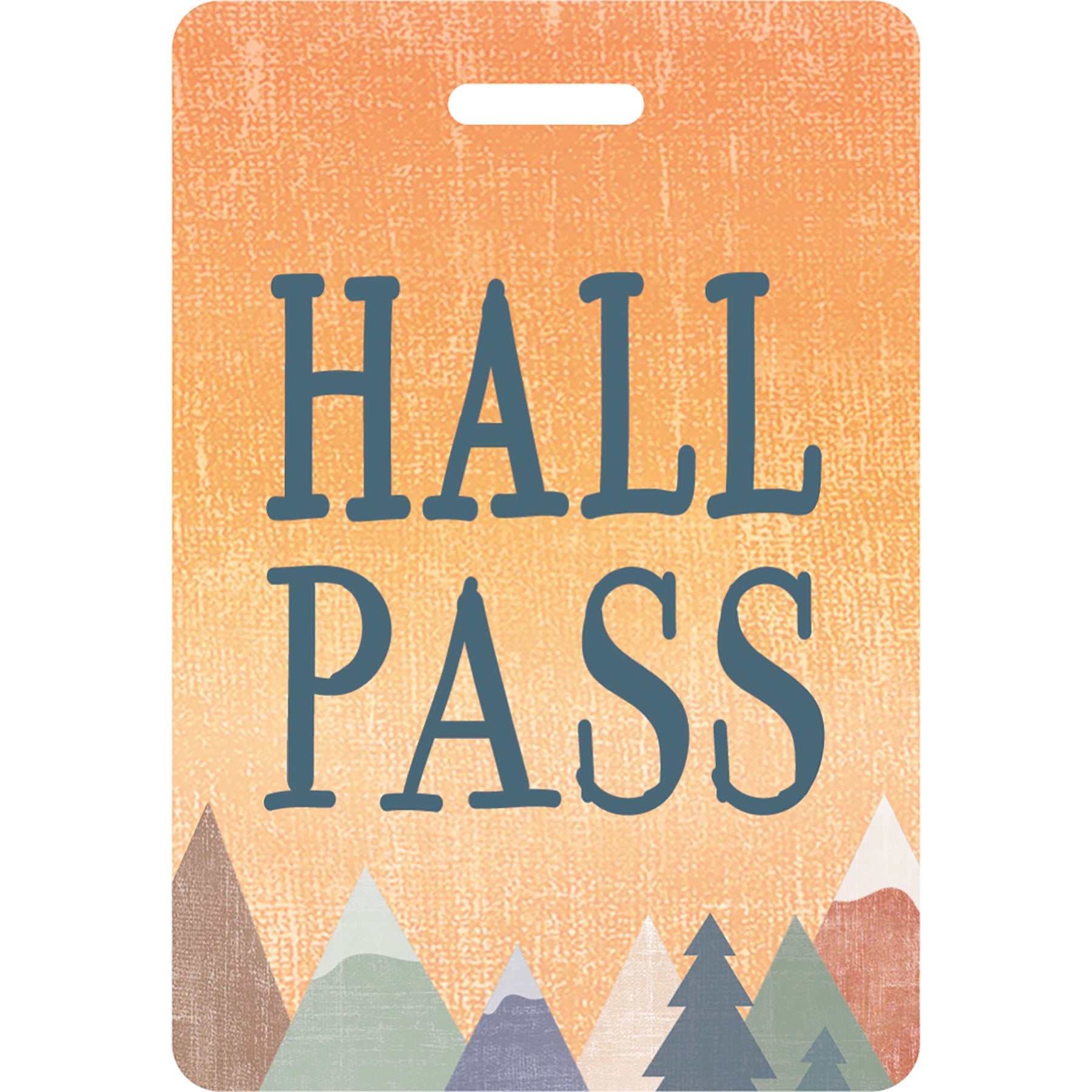 Moving Mountains Hall Pass with Lanyard, Set of 4