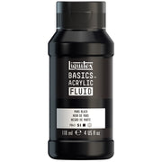 LQ BASICS Acrylic Fluid 118ml Bottle -  Mars Black