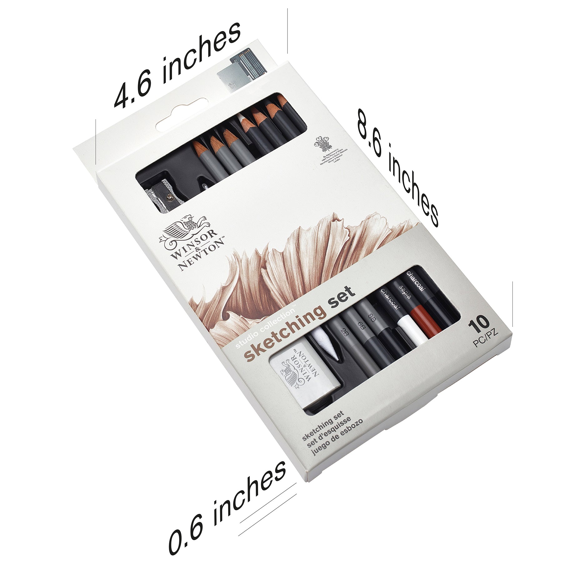 WN Studio Collection Sketching Pencil Tin - 10pc