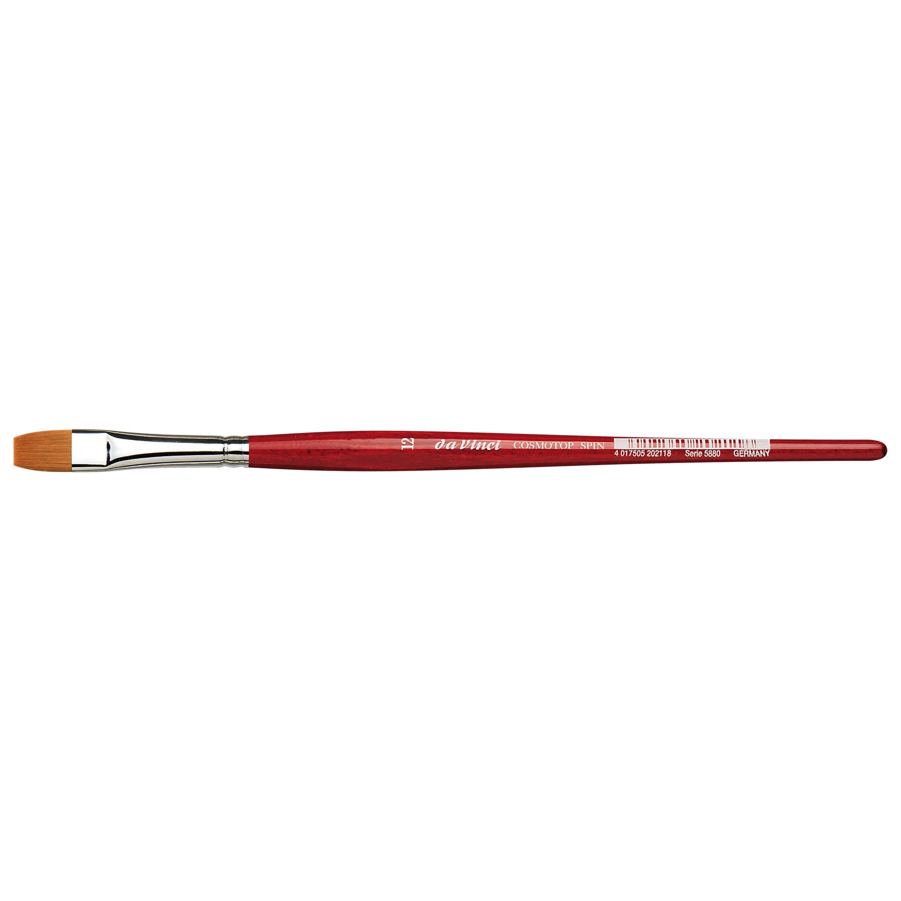 COSMOTOP-SPIN Silkpainting Brush, Synthetic, Watercolor, Flat, Size 12