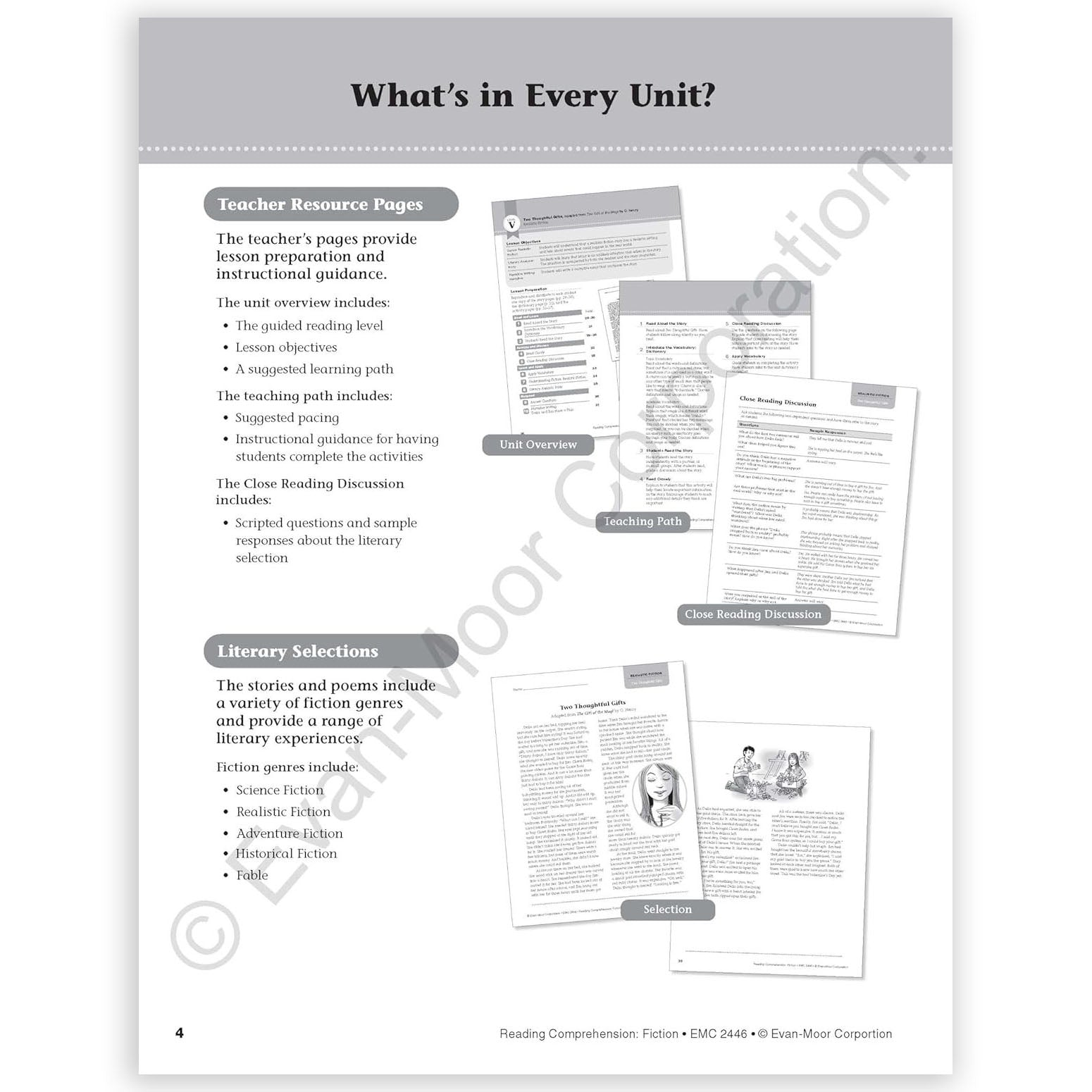 Reading Comprehension: Fiction, Grade 6