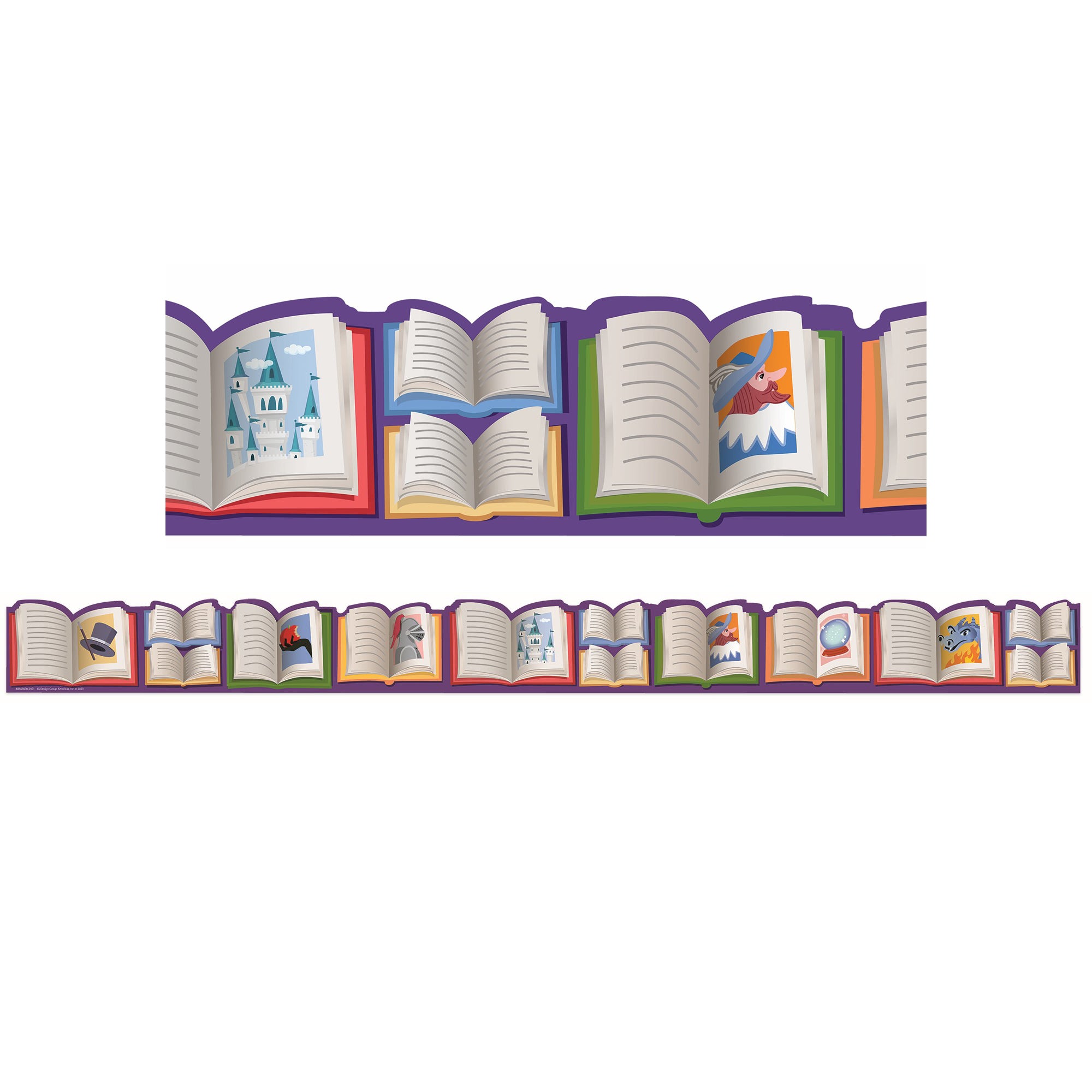 Once Upon A Dream Story Book Extra Wide Die-Cut Deco Trim®, 37 Feet
