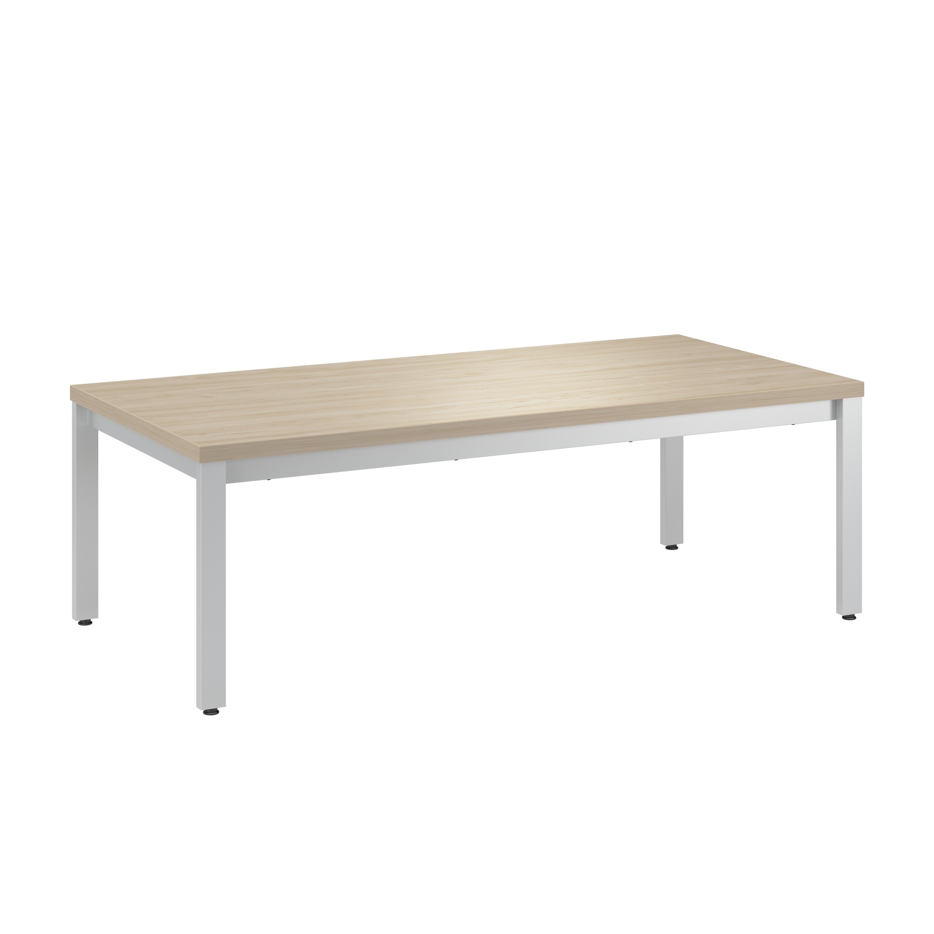 Bush Business Furniture Arrive Waiting Room Coffee Table in Natural Elm - 47.6" Width x 23.35" Depth x 15.85" Height