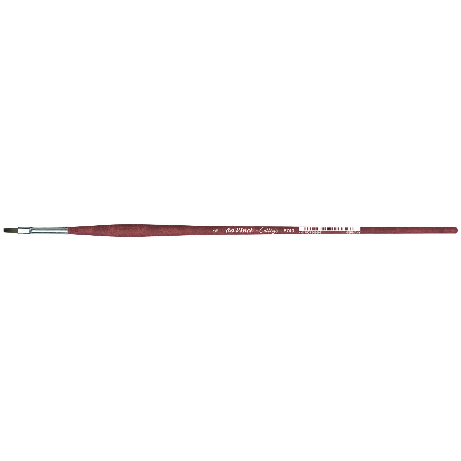 COLLEGE Student Brush, Synthetic, Acrylic & Oil, Flat, Series 8740, Size 4