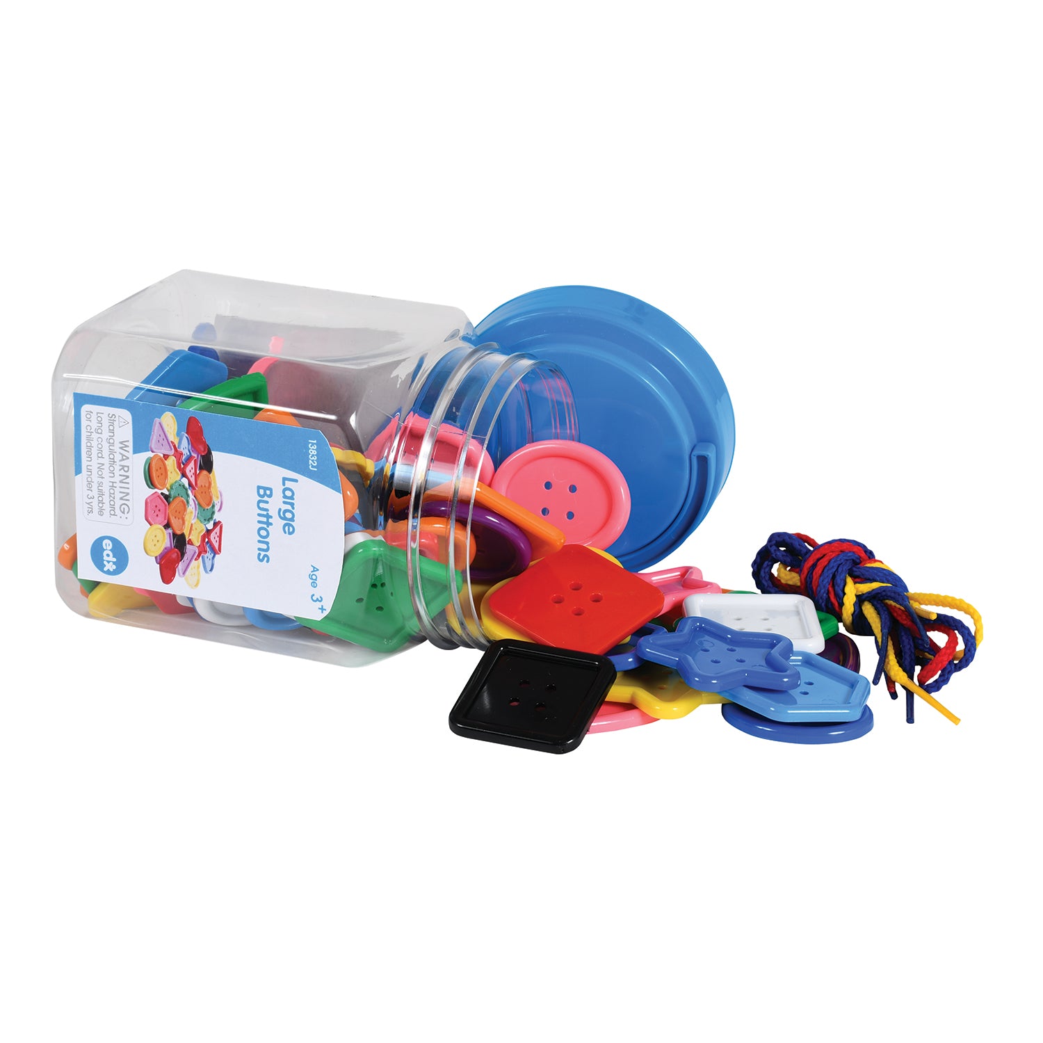 Large Buttons - Mini Jar - Set of 60