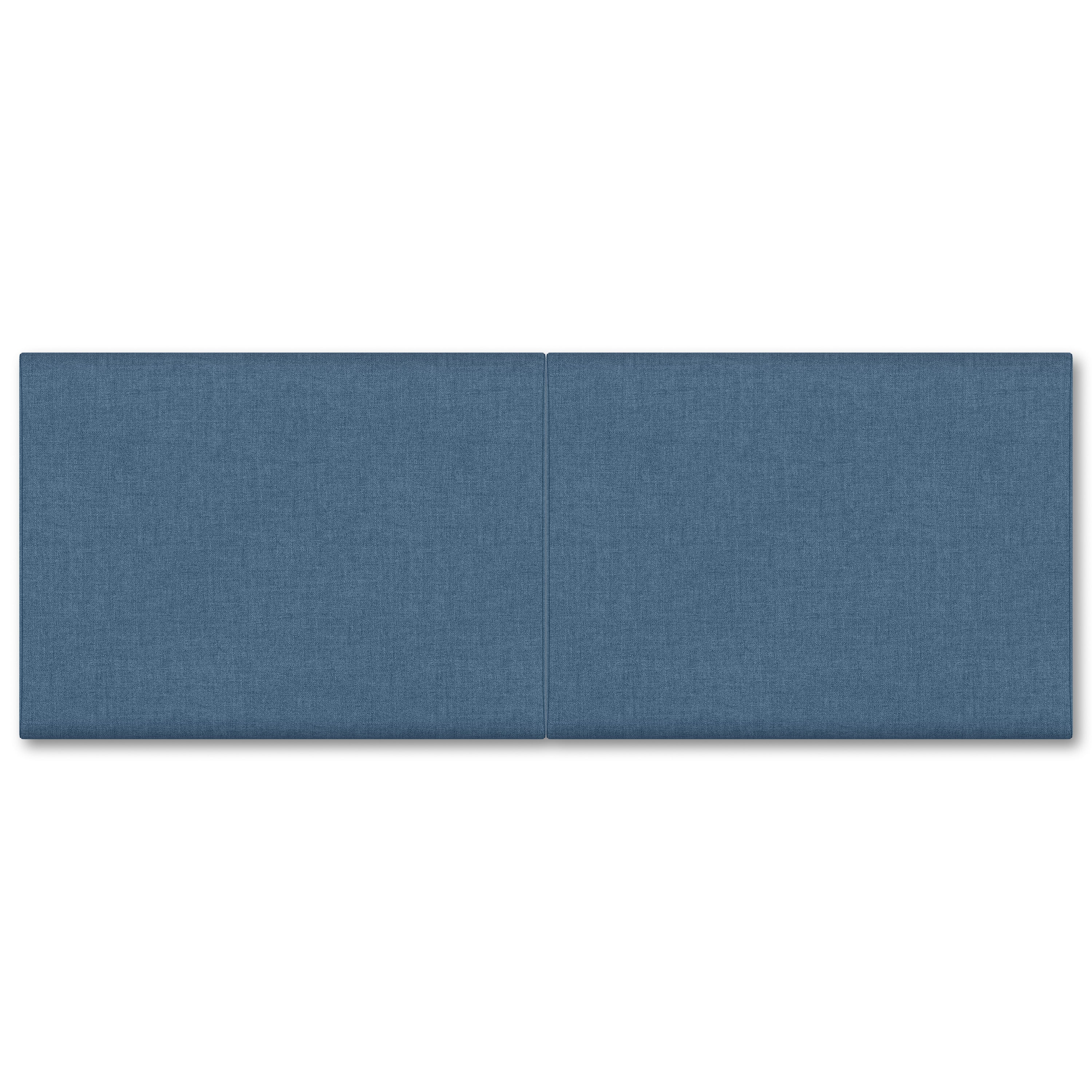 Jaxx Panelist Modern Padded Headboard- Set of 2 Wall Mounted Panels (Each 22.5" x 30")- Queen Double Tall, Microvelvet Cypress Green