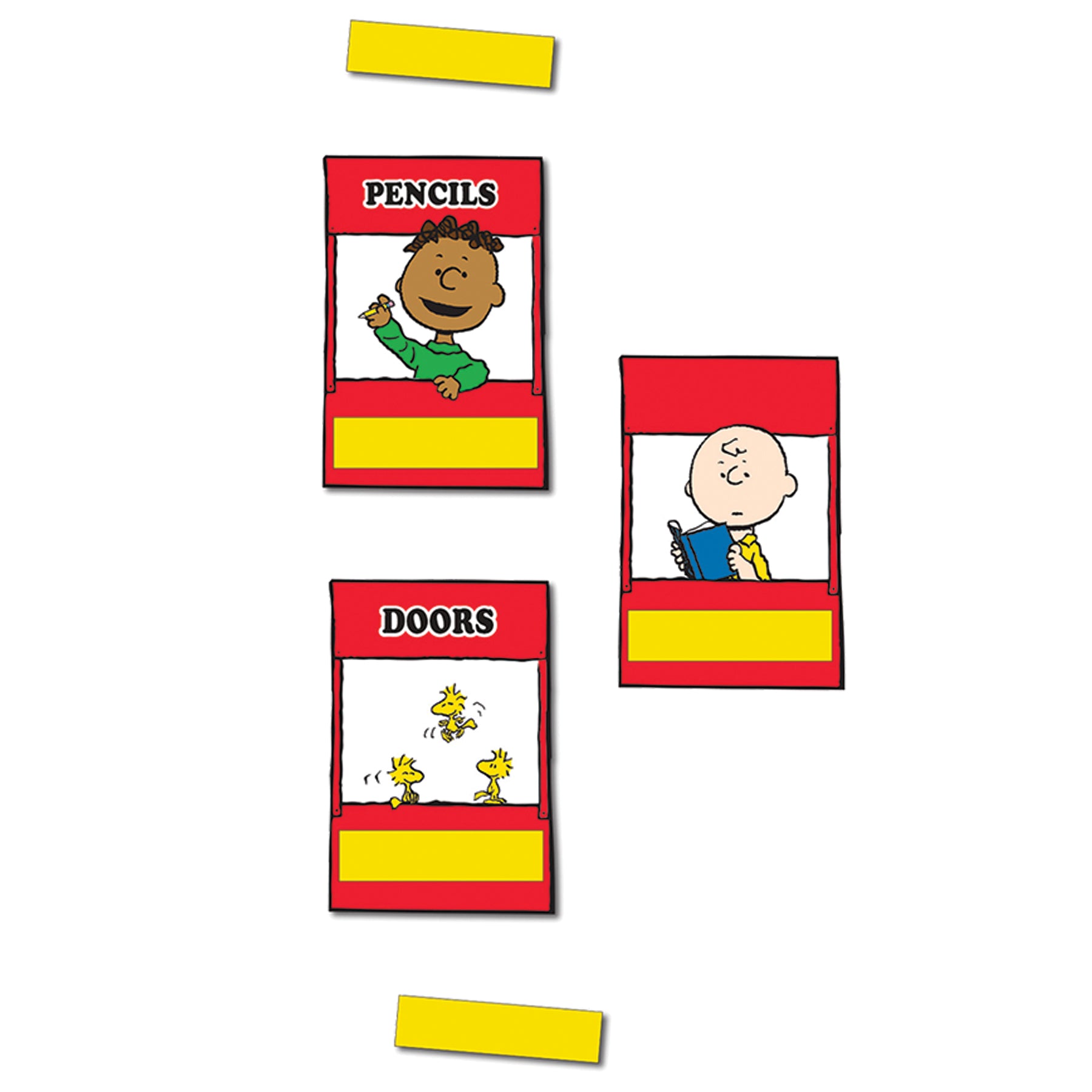 Peanuts® Class Jobs Mini Bulletin Board Set, 47 Pieces
