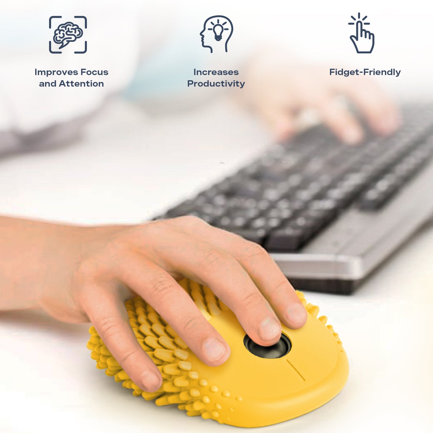 Hoglet Fidget Computer Mouse, Apricot