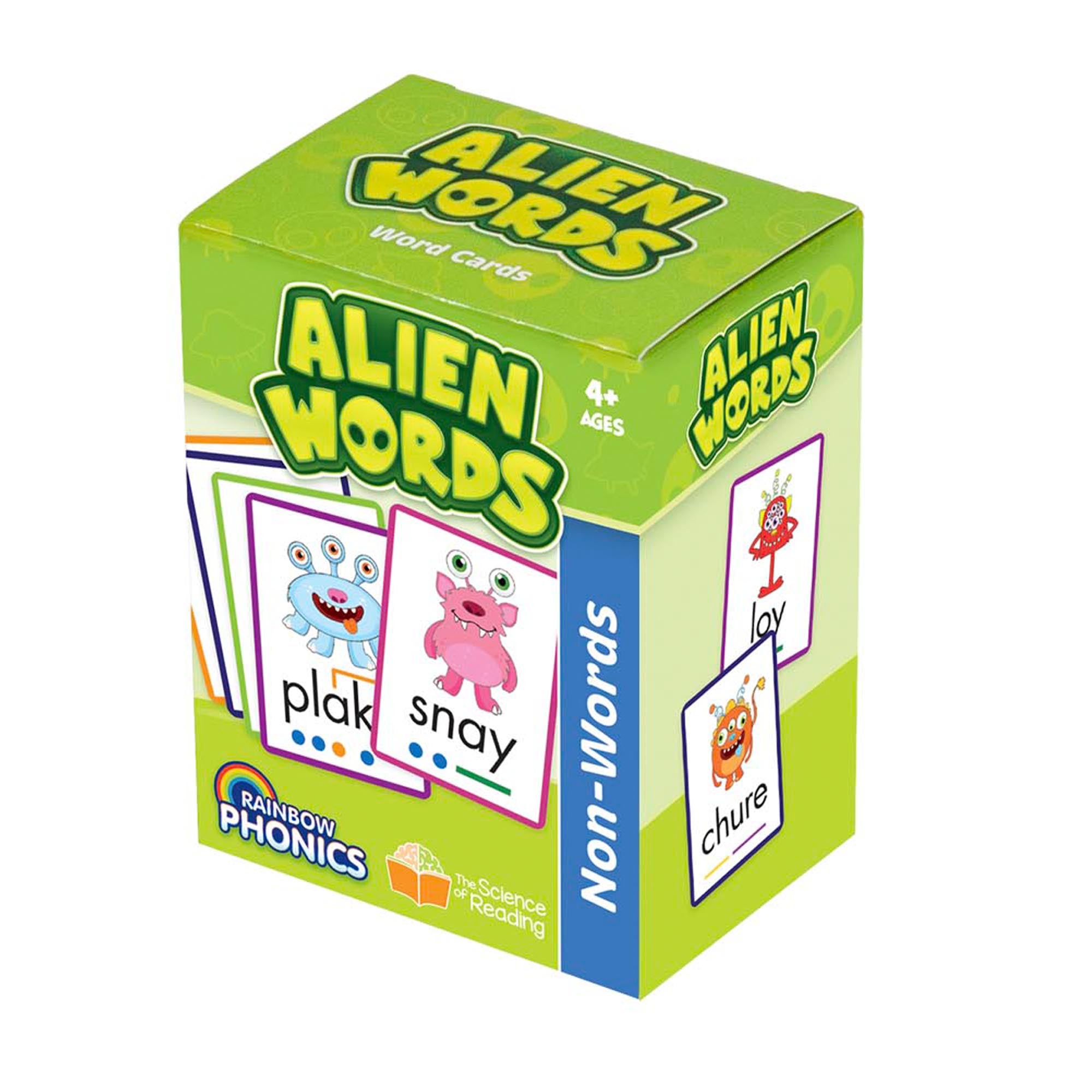 Rainbow Phonics Alien Word Cards, Non-Words