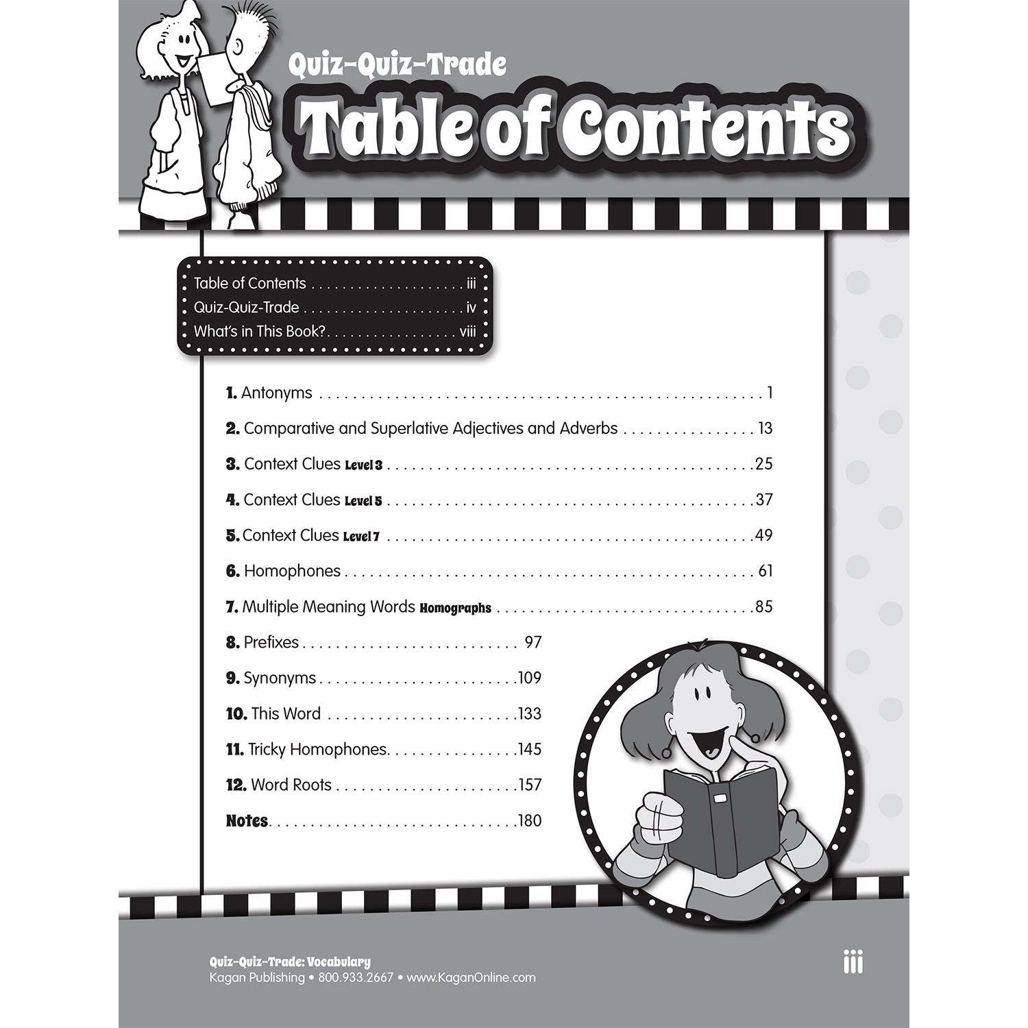 Quiz-Quiz-Trade, Vocabulary for Grades 2-6