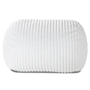 Jaxx 5.5 ft Bean Bag Loveseat, Premium Faux Fur, Mondo Ivory