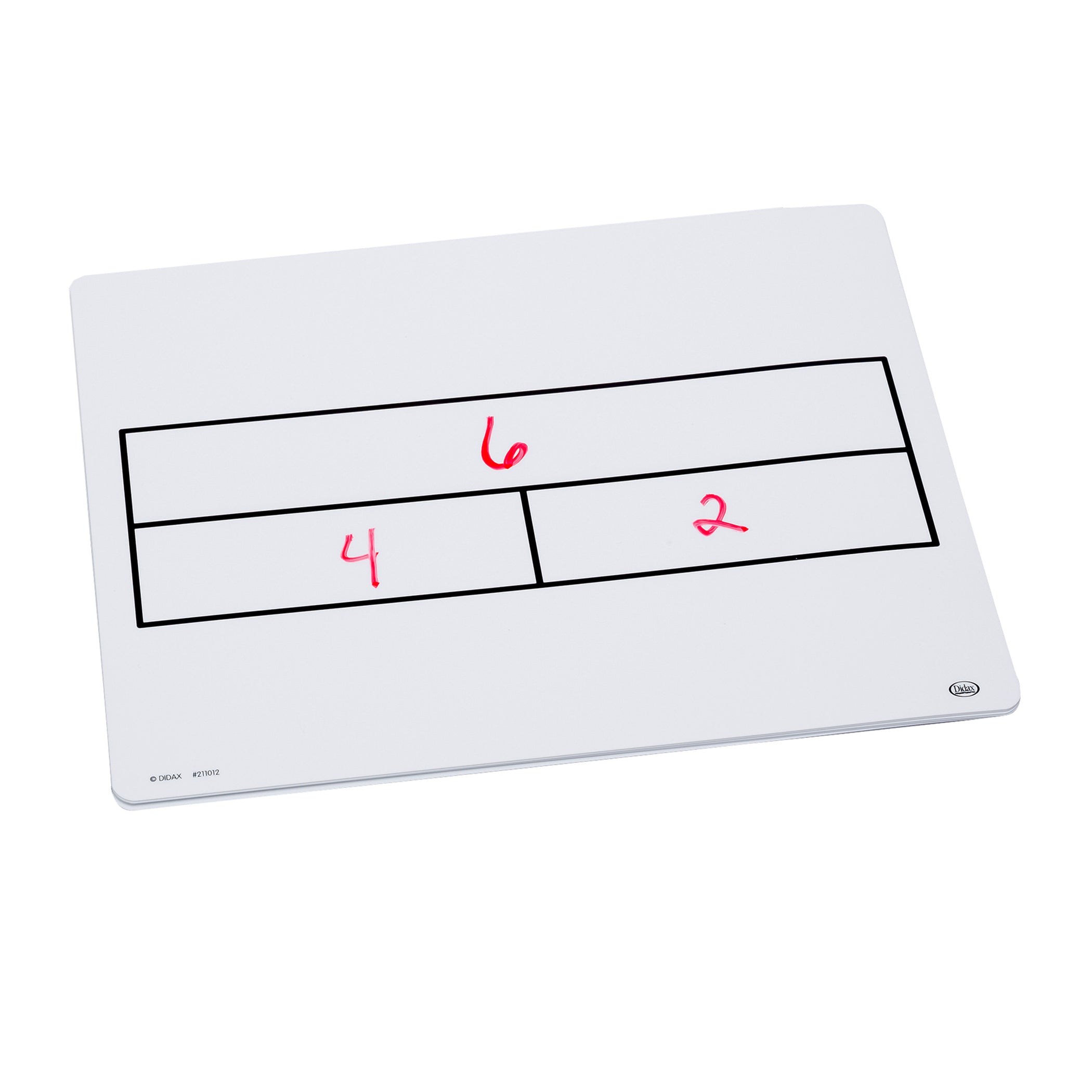 Write-On/Wipe-Off Part-Part-Whole/Number Line Mats, Pack of 10
