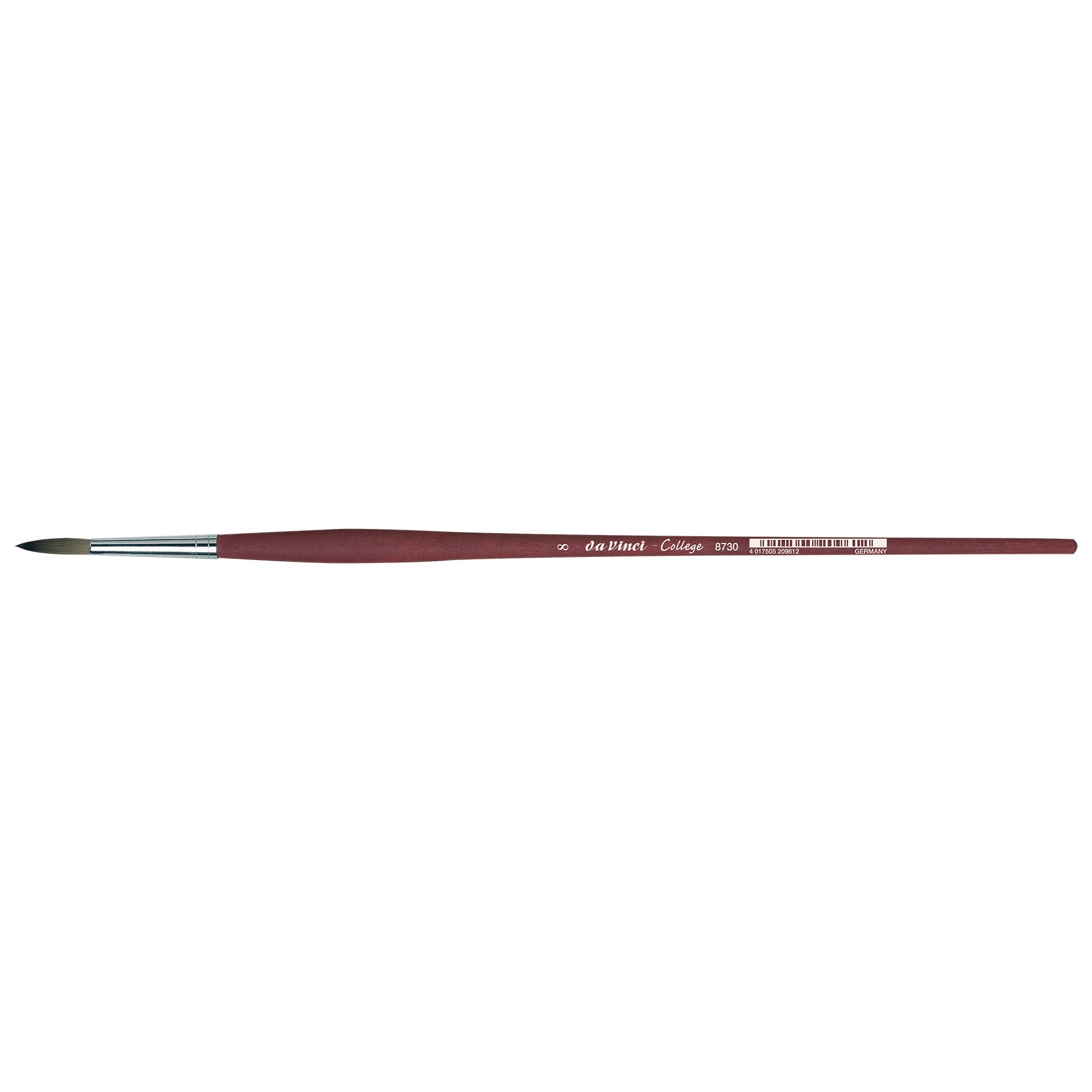 COLLEGE Student Brush, Synthetic, Acrylic & Oil, Round, Series 8730, Size 8