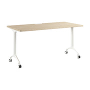 Bush Business Furniture Synergy 60-inch Rectangle Modular Office Conference Table in Natural Elm - 59.45" Width x 29.37" Depth x 29.62" Height