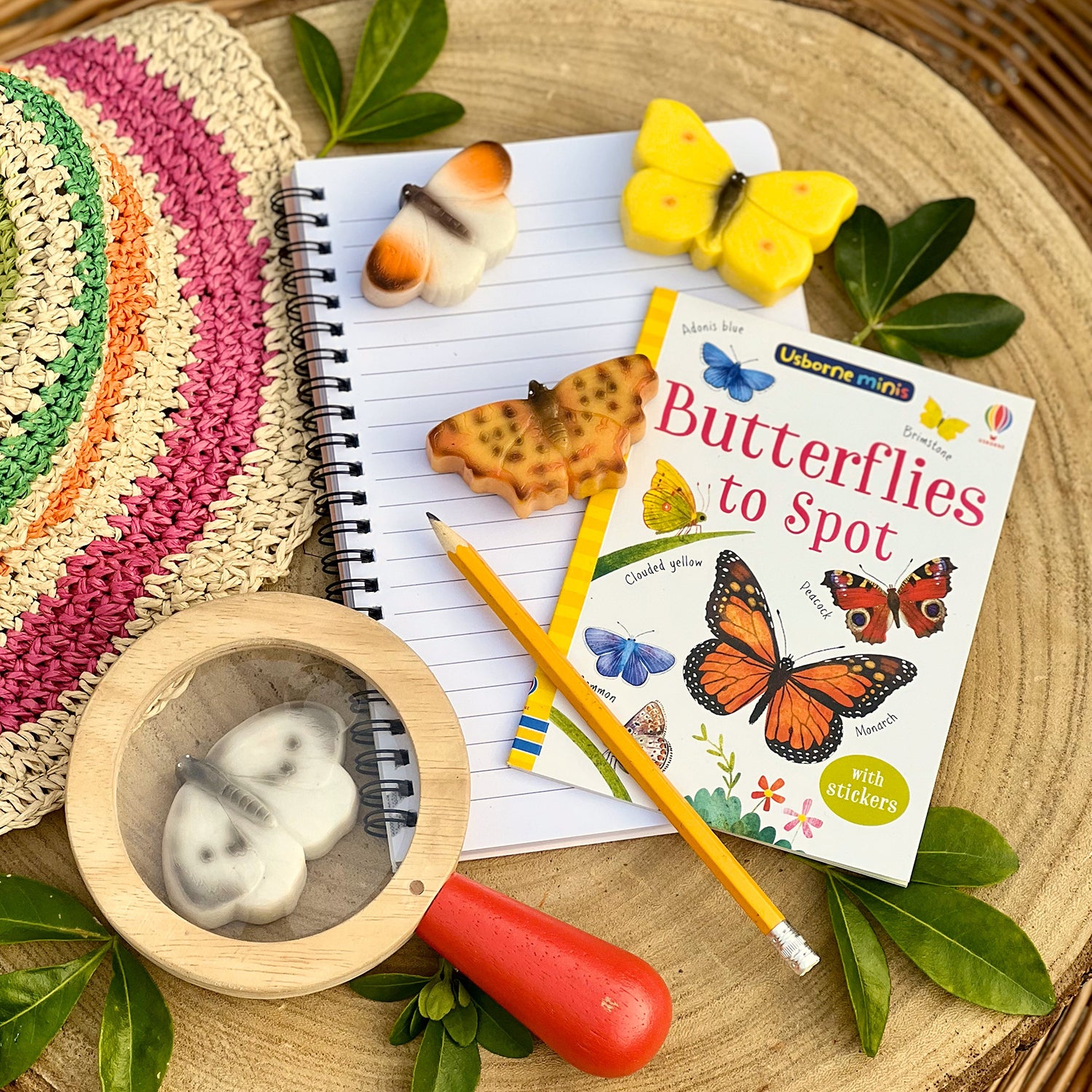 Sensory Play Stones - Butterflies - Set of 8