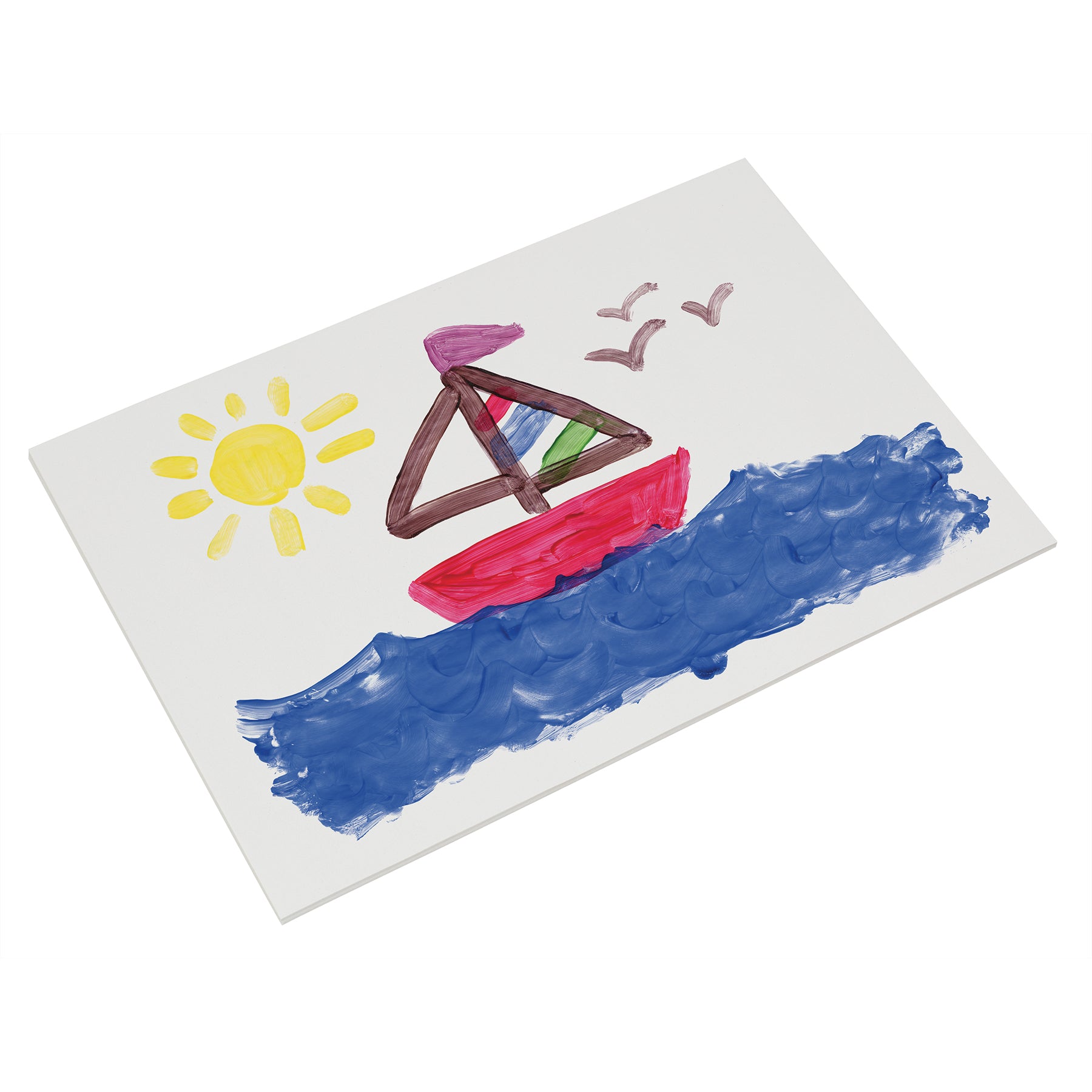 Fingerpaint Paper, White, 16" x 22", 100 Sheets