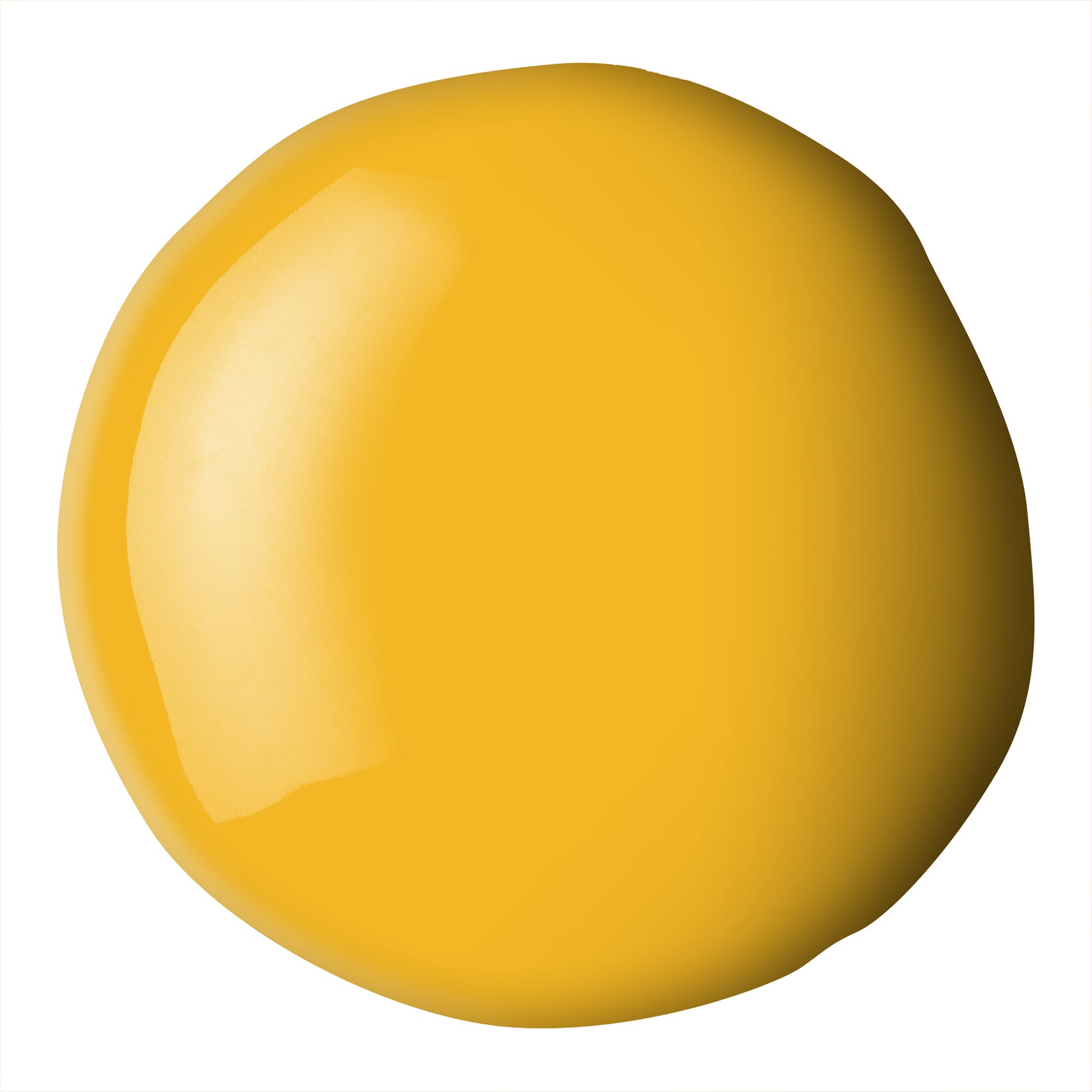 LQ BASICS Acrylic Fluid 118ml Bottle -  Cadmium Yellow Deep Hue