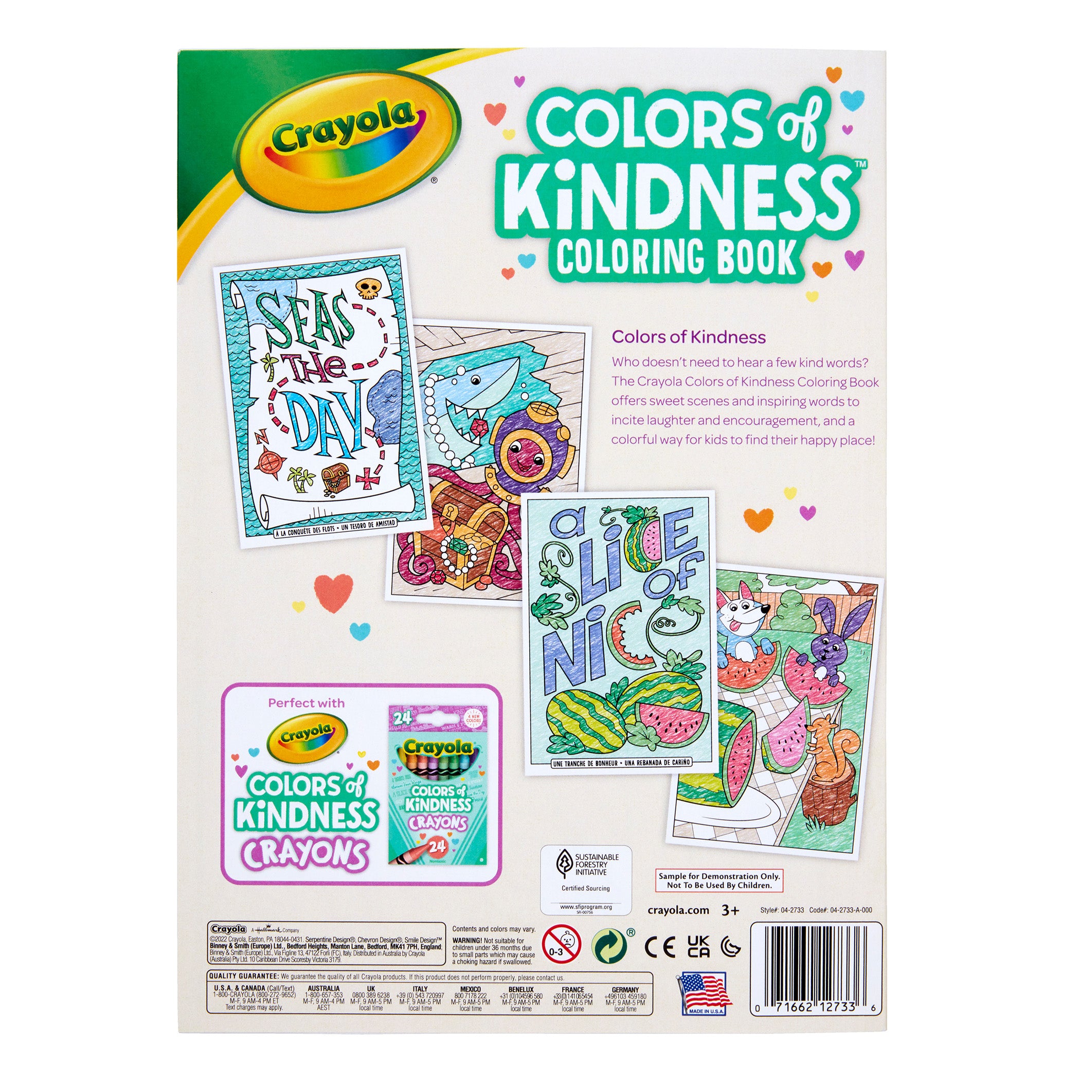 Colors of Kindness Coloring Book, 96 Pages