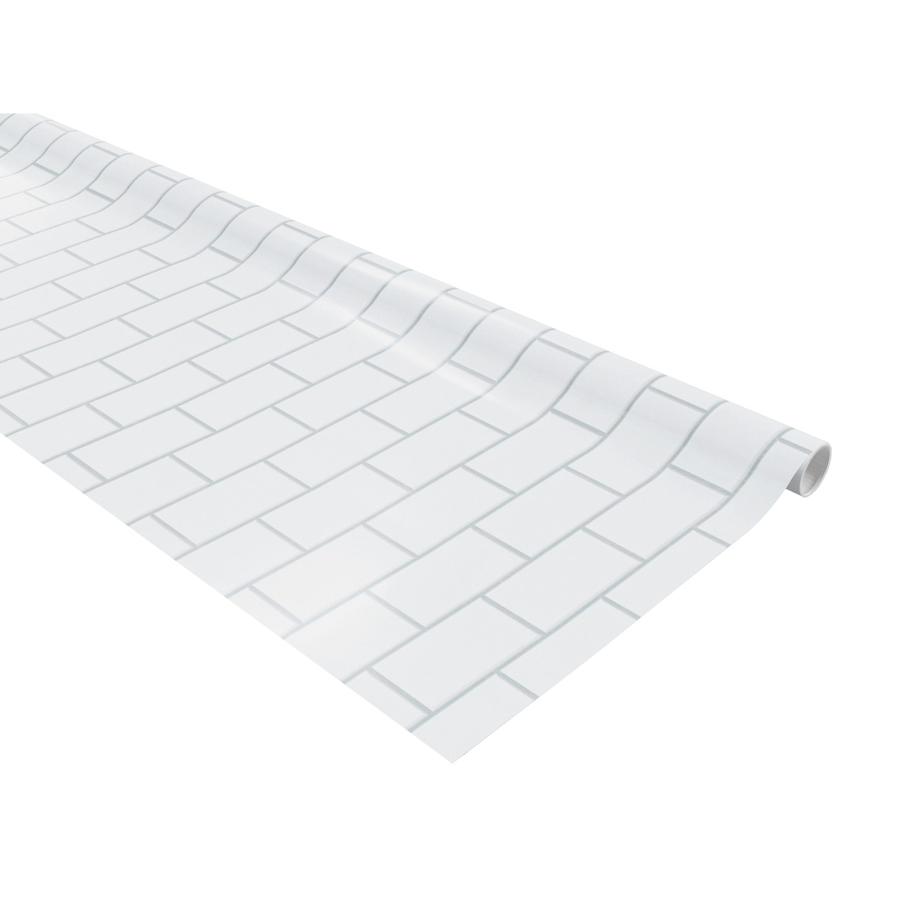 Design Roll, 48" x 12', Subway Tile, 4 Rolls
