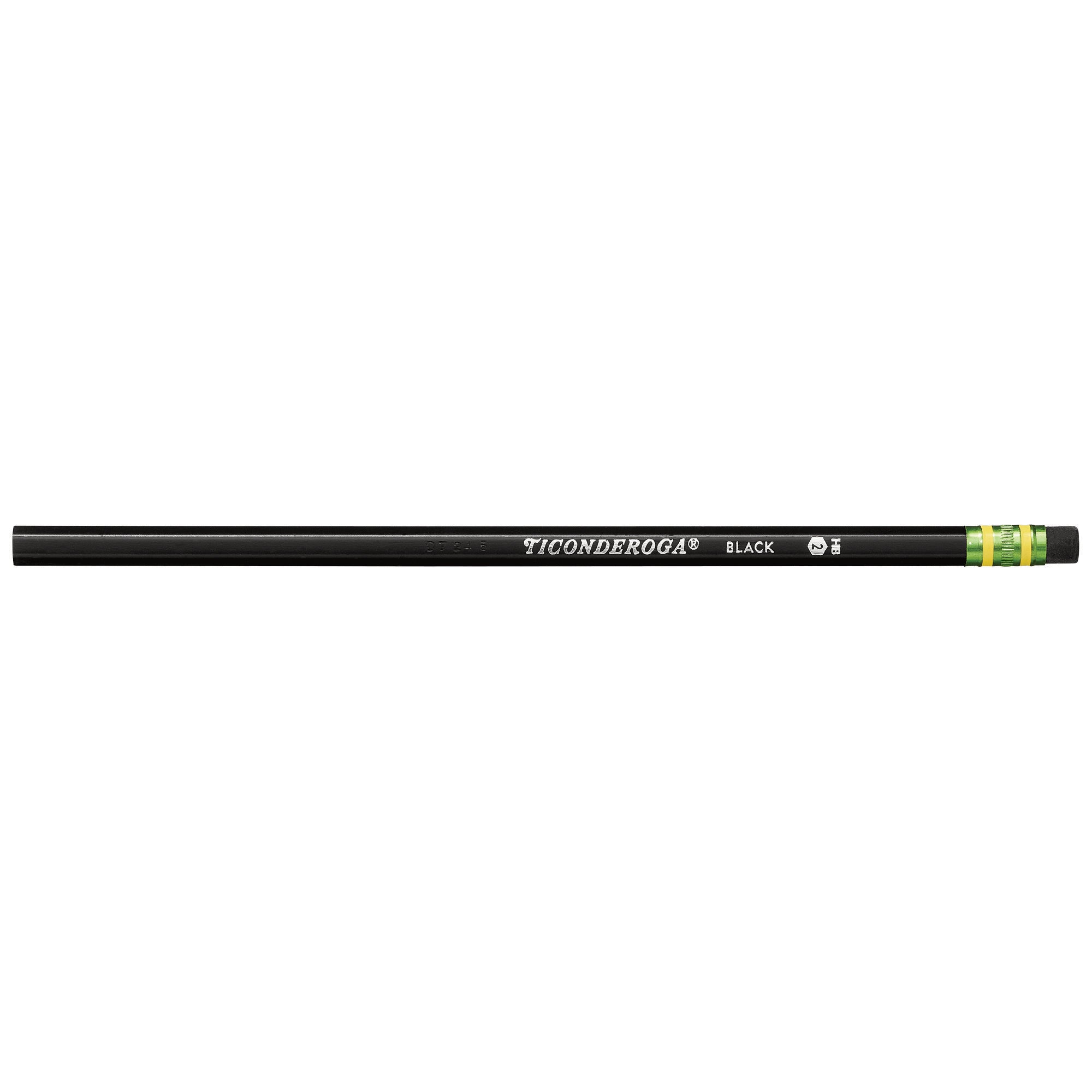 Wood-Cased Pencils, Black, 12 Count