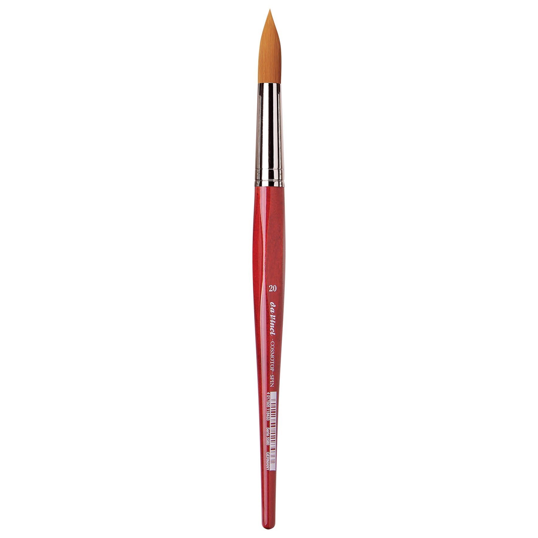 COSMOTOP-SPIN Silkpainting Brush, Synthetic, Watercolor, Round, Size 20
