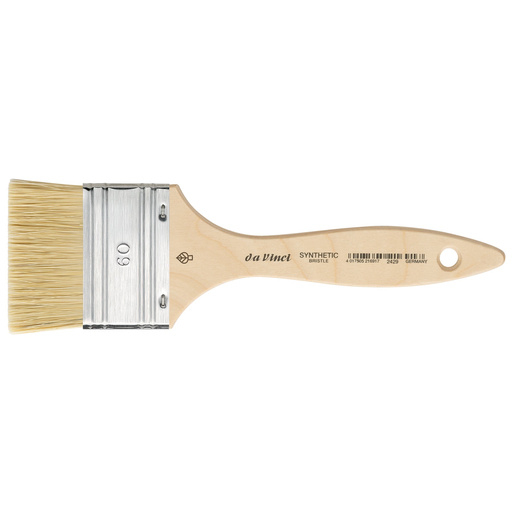 SYNTHETIC Mottler Brush, Natural Hog, Acrylic & Oil, Flat, Series 2429, Size 60