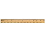 School Wood Ruler, 12"