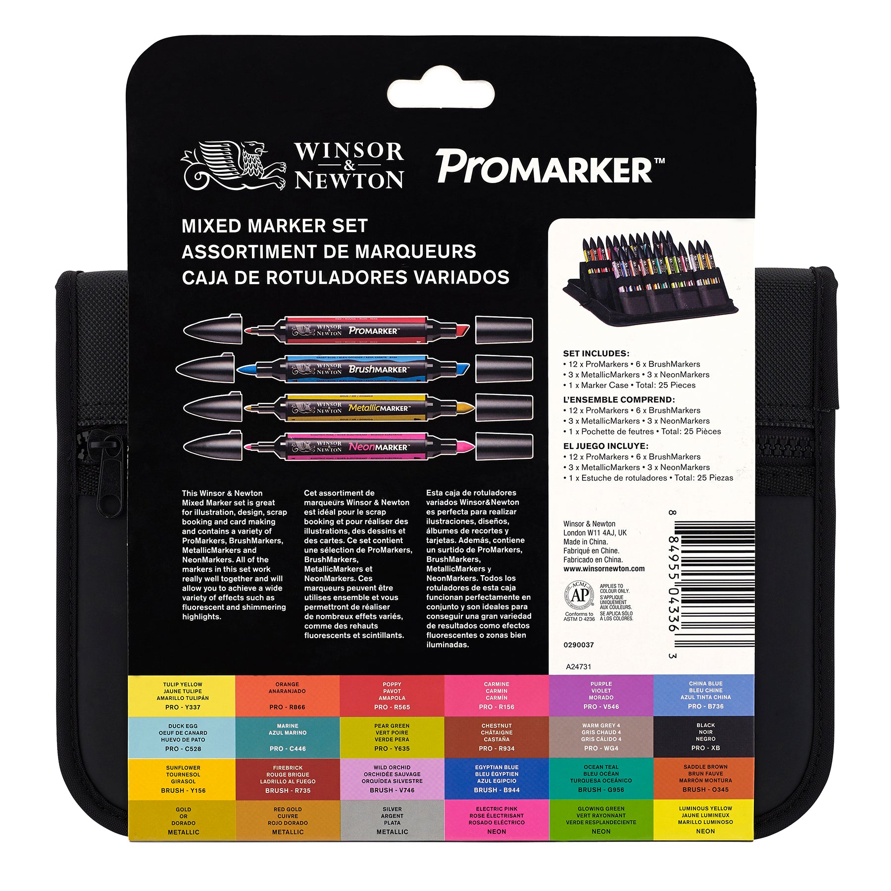 WN ProMarker 24 Mixed Marker Wallet