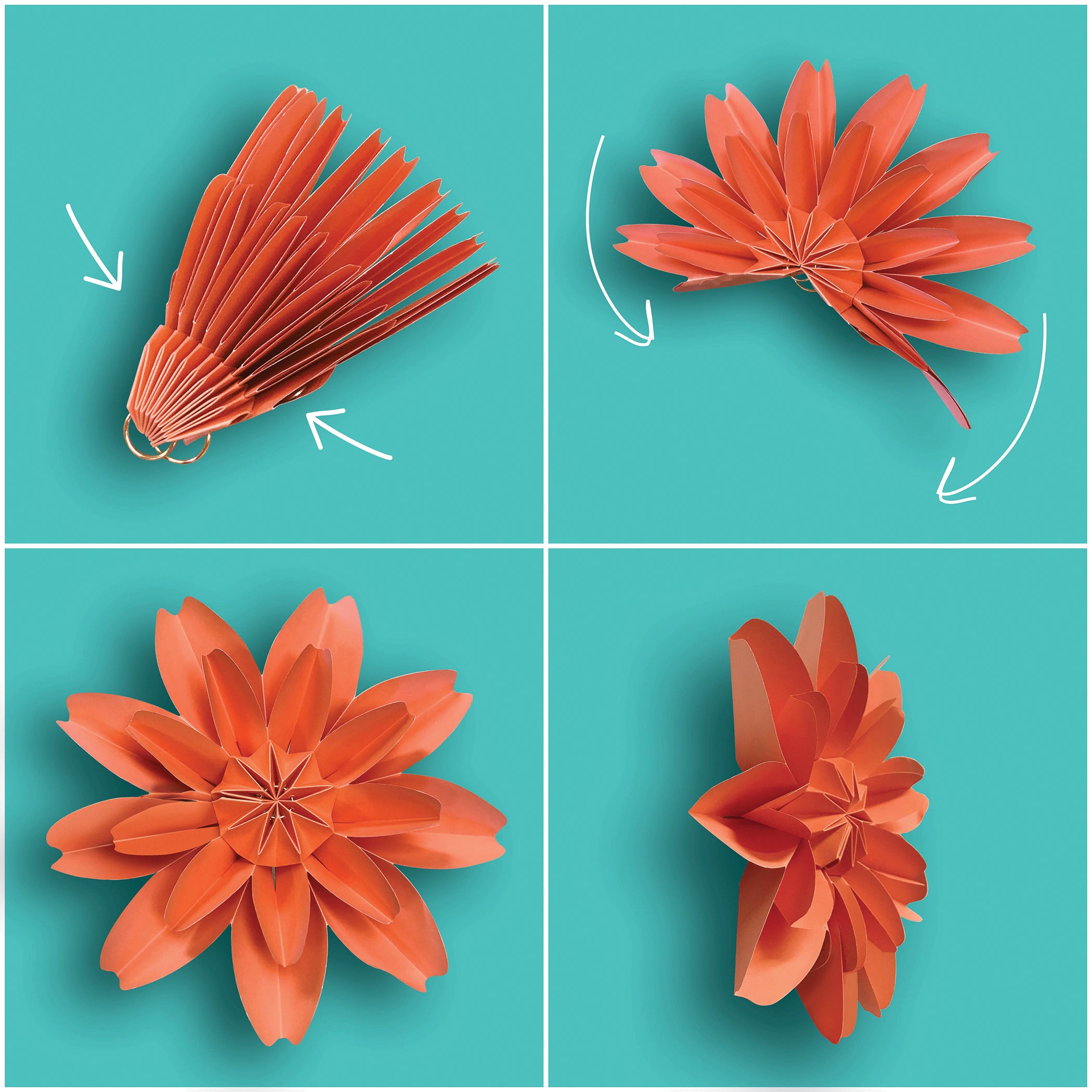 Beautiful Brights Paper Flowers