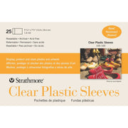 Clear Plastic Sleeves, 5-7/16" x 7-1/4", Pack of 25