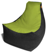 Jaxx Pixel Gamer Chair - Game Room / Home Theater Bean Bag Chair, Green