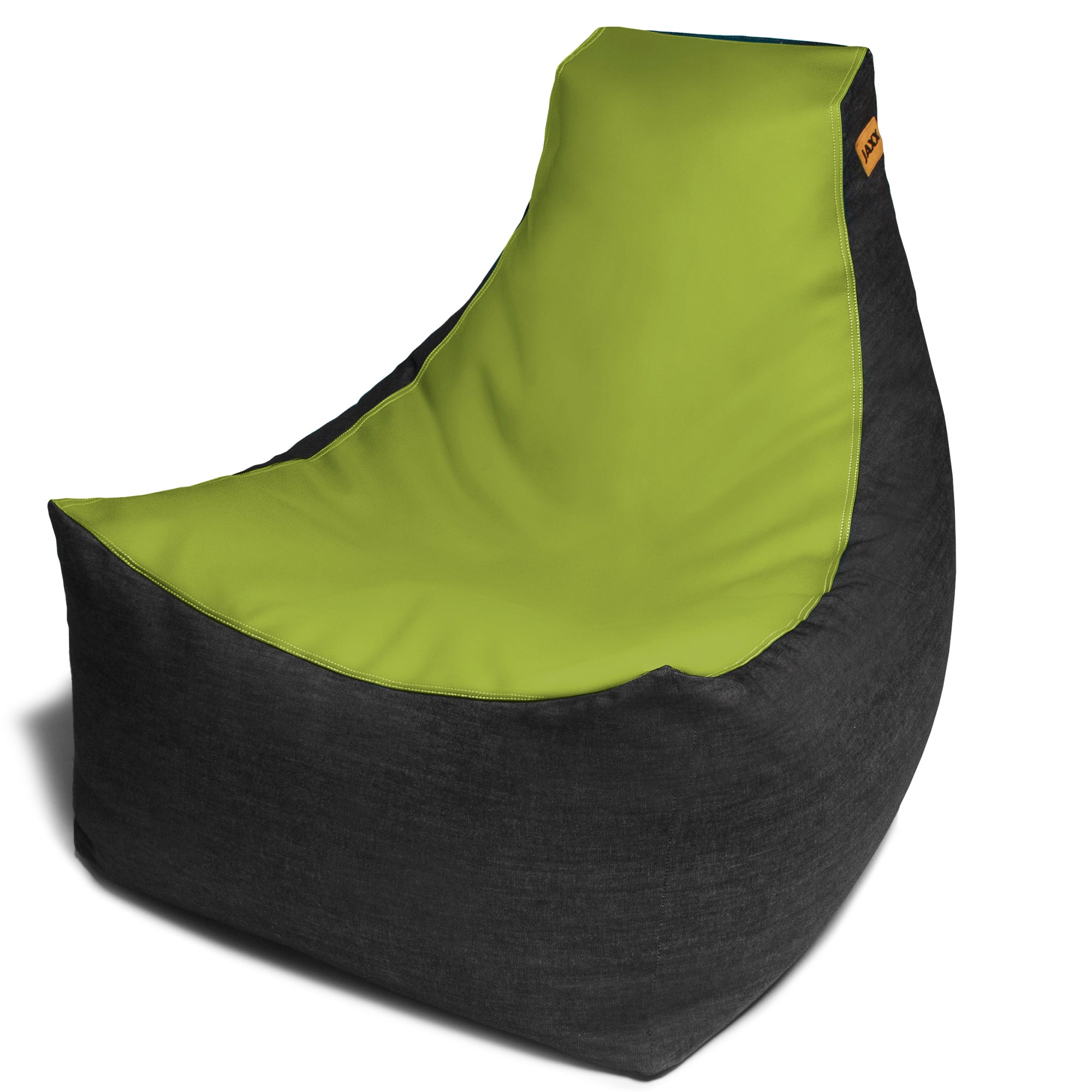Jaxx Pixel Gamer Chair - Game Room / Home Theater Bean Bag Chair, Green