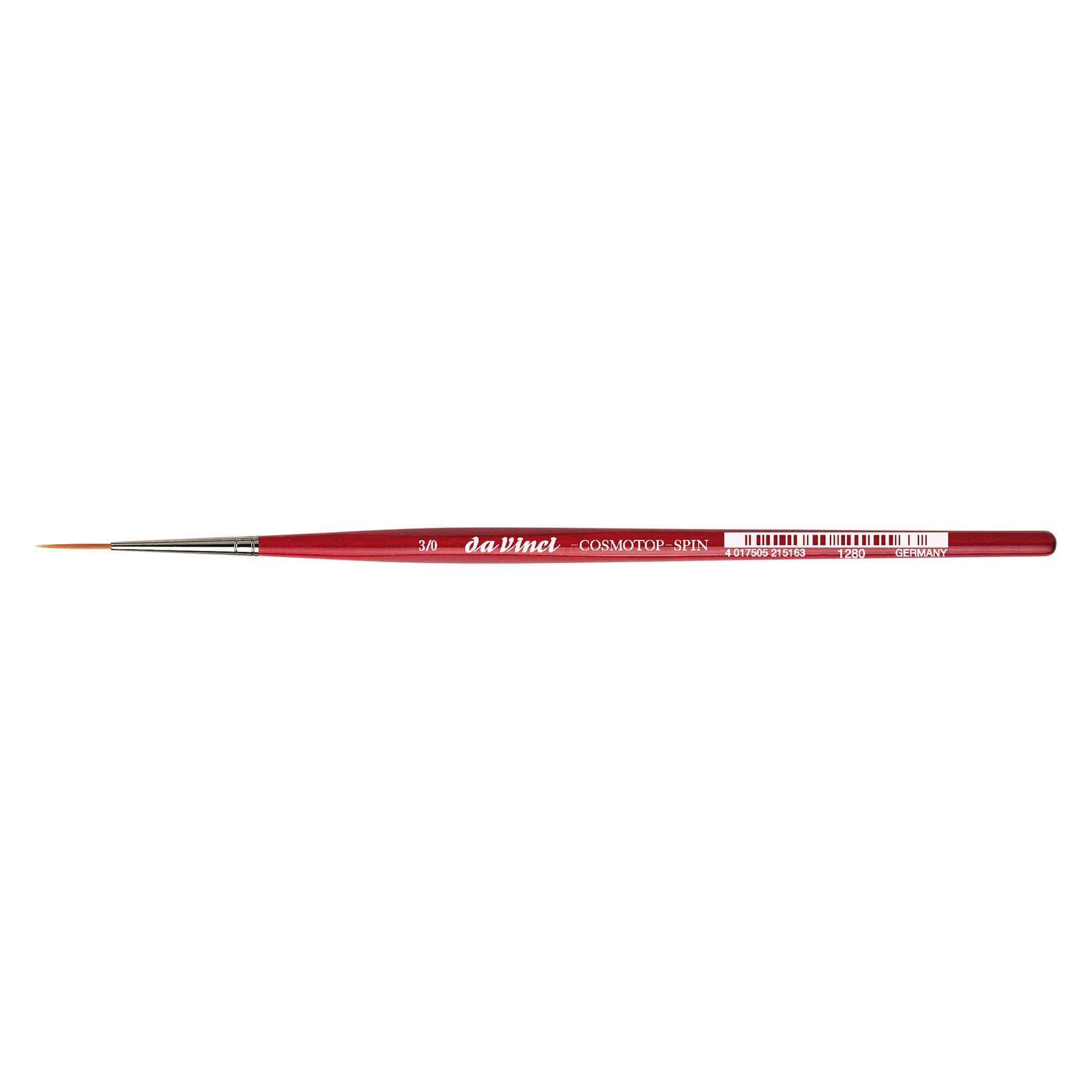 COSMOTOP-SPIN Rigger Brush, Synthetic, Acrylic & Watercolor, Pointed Liner, Series 5880, Size -3