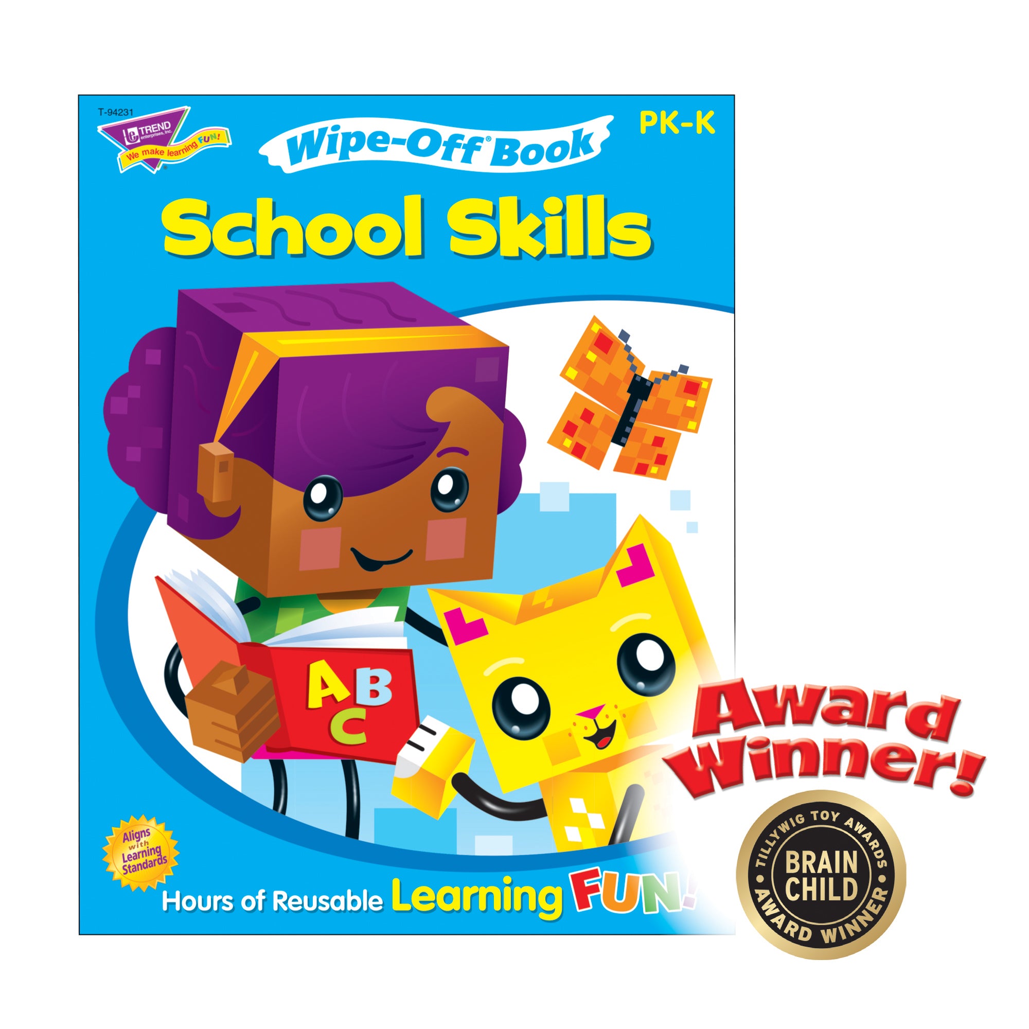School Skills Wipe-Off® Book Wipe-Off® Book, 28 pgs